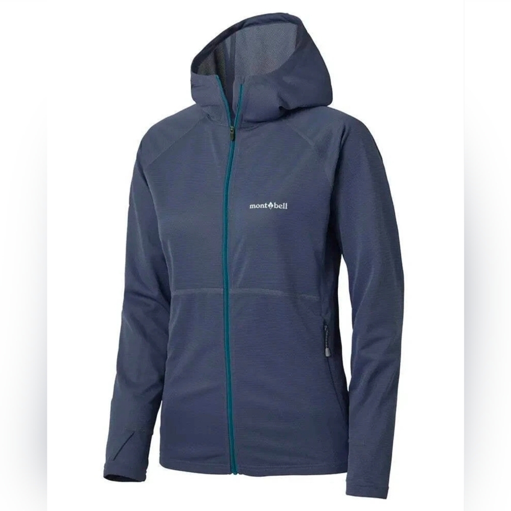 Mont-Bell Cool Full-Zip Hoodie Women's Dark Gray Blue XL